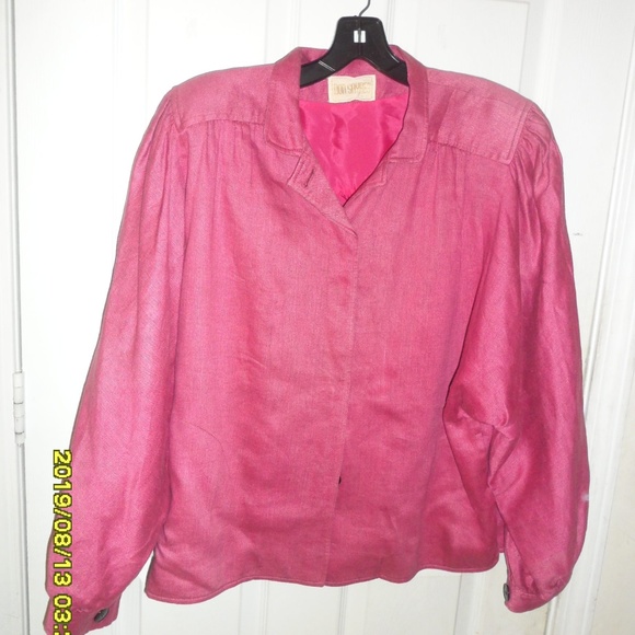 DON SAYRES Pink Button up Jacket - Picture 1 of 2